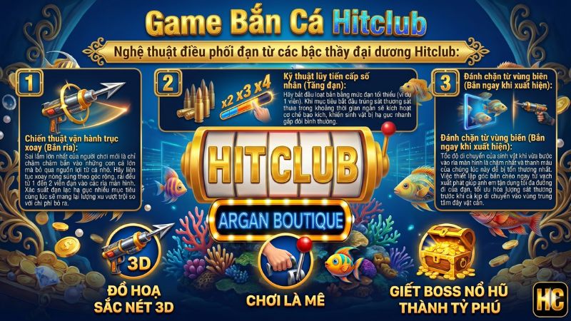 Bí kíp bắn cá ria và mẹo tăng đạn khoa học từ các cao thủ lão làng Hitclub
