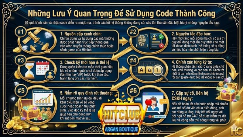 Những Lưu Ý Quan Trọng Để Sử Dụng Code Thành Công