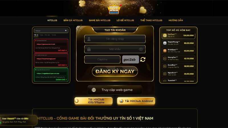 Hệ thống bảo mật thông tin an toàn tuyệt đối bằng mã hóa tại HitClub